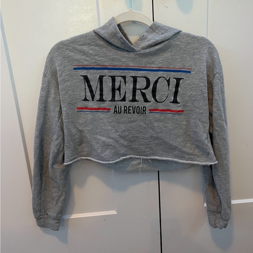 Forever 21 cropped hoodie size small